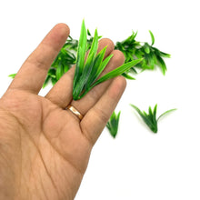 Load image into Gallery viewer, 20pcs Artificial Grass Picks Mini Faux Greenery Plant Leaves DIY Bouquet Terrarium Diorama