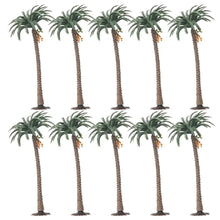 Load image into Gallery viewer, 10 pcs 6-15cm Miniature African Coconut Palm Tree Models Railway Accessories Forest Fairy Garden Landscape Terrarium Diorama Craft Supplies