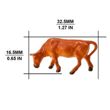 Load image into Gallery viewer, 6 pcs Miniature Cattle Cow Farm Animal Figure Painted Unpainted Model Garden Landscape Scenery Layout Accessories Diorama Supplies