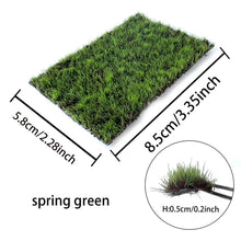 Load image into Gallery viewer, 5mm Miniature Wetland Grass Tufts – Model Train Scenery, Wargaming Terrain, Diorama, and DIY Sand Table Landscape Supplies