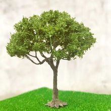 Load image into Gallery viewer, 10/15cm Miniature Green Wire Tree Model Train Railway Scenery Dollhouse Fairy Garden Scenery Landscape Terrarium Diorama Craft Supplies