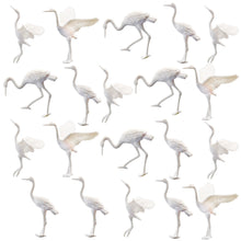 Load image into Gallery viewer, 24 pcs Miniature White Crane Bird Animal Unpainted Figures 1:50 Models O Scale Garden Landscape Scenery Layout Accessories Diorama Supplies