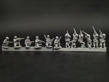 Load image into Gallery viewer, WWII US Infantry Combat Squad 12 Soldiers Set Miniature Unpainted Resin Figure 1/72 Scale Unassembled Model