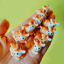 Load image into Gallery viewer, 10pcs Mini Deer Figurines for Fairy Garden, Terrarium, Dollhouse, Bonsai, DIY Crafts, Moss Landscape, Miniature Animal Model, Decor Supplies