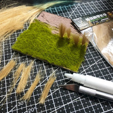 Load image into Gallery viewer, 10cm Long Model Grass Static Tufts for Diorama, Railway Scenery, Miniature Landscape Supply