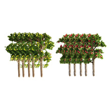 Load image into Gallery viewer, 10 pcs Mixed Miniature Fruit Tree Models Railway Accessories Forest Fairy Garden Landscape Terrarium Diorama Craft Supplies