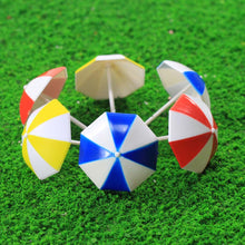 Load image into Gallery viewer, 24 pcs Miniature Sun Umbrella Beach Parasol 1:50-200 Models Dollhouse Accessories Fairy Garden Landscape Terrarium Diorama Craft Supplies