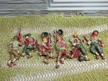 Load image into Gallery viewer, WWII U.S. Soldiers Falling 6 People Miniature Unpainted Resin Figure 1/72 Scale Unassembled Model
