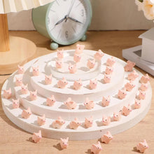Load image into Gallery viewer, 50/100pcs Mini Resin Pig Figurines, Tiny Animal Miniatures for Fairy Garden, Micro Landscape, DIY Crafts, Home or Plant Decorations