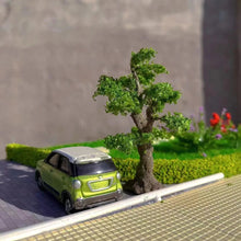 Load image into Gallery viewer, 8cm Miniature Spruce Pine Model Tree with Wire Trunk for Dioramas, Train Layouts, Military Sand Tables, Micro Landscape Crafting