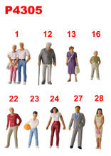 Load image into Gallery viewer, Miniature People Figures O Scale 1:43 Standing Passengers for Train Layouts, Dioramas & Model Scenes (20pcs)