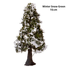 Load image into Gallery viewer, 12/15cm Miniature Four Seasons Pine Tree Model HO N Scale Metasequoia for Train Railway Diorama Landscape Dollhouse Terrarium Craft Supply