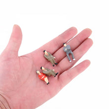 Load image into Gallery viewer, 20/50/100pcs 1:50 Scale Sitting Miniature Model People Figures for Street Scenes, Diorama Building, Railway Layouts, and Craft Projects