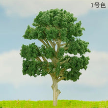 Load image into Gallery viewer, 10pcs Miniature Model Trees 4.5cm, HO Scale for Diorama Scenery, Railway Layout & Craft Supplies