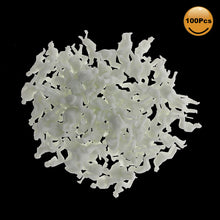 Load image into Gallery viewer, 100 pcs Miniature Seated Passenger Sitting People 1:87 Unpainted Figure HO Scale Model Railway Scenery Layout Accessories Diorama Supplies