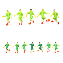 Load image into Gallery viewer, 20 pcs Miniature Football Soccer Players Sports People Figure 1/75 1/50 Scale Models Football Game Scene Layout Accessories Diorama Supplies