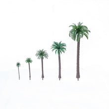 Load image into Gallery viewer, 5/10/20pcs Miniature Coconut Palm Trees Model 5.5-19cm for Diorama Landscape Scenery