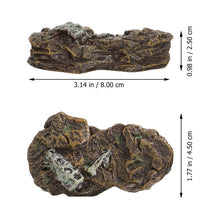 Load image into Gallery viewer, 4pcs Miniature Stone Rock Models - Fairy Garden DIY Diorama Craft Supplies