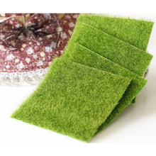 Load image into Gallery viewer, 15cm 30cm Miniature Grass Lawn Turf Model Railway Accessories Dollhouse Forest Fairy Garden Landscape Terrarium Diorama Craft Supplies