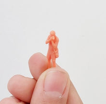 Load image into Gallery viewer, Miniature Man Photographer People Unpainted Figure 1/87 1/64 Model Street Building Landscape Scenery Layout Accessories Diorama Supplies