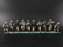 Load image into Gallery viewer, WWII German Winter Soldier 10 People Miniature Unpainted Resin Figure 1/72 Scale Unassembled Model