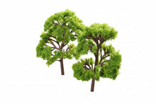 Load image into Gallery viewer, Miniature Green Tree Models 4cm Diorama & Railway Scenery Landscape Craft Supplies (10pcs)