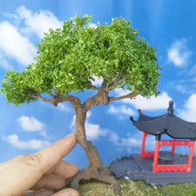Load image into Gallery viewer, 4/7/10/12/15cm Miniature Mountain Pine Wire Bonsai Tree Model Train Railway Scenery Fairy Garden Landscape Terrarium Diorama Craft Supplies