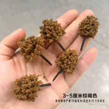 Load image into Gallery viewer, 100pcs Mixed Autumn Model Trees 3–12cm Plastic Miniature Scenery for DIY Diorama, Railway Layout, Sand Tables, Landscape Craft Supplies