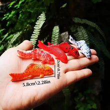 Load image into Gallery viewer, 5pcs Miniatures Koi Fish Resin Models for Micro Landscape Diorama Dollhouse Decor Aquarium Scene DIY Craft Supplies