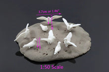 Load image into Gallery viewer, Unpainted Miniature Bird Model Figures 1:50 Scale DIY Craft Supplies for Diorama Scenery Layouts (24pcs)