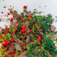 Load image into Gallery viewer, 30g Miniature Grass Moss Bark Foliage Mix for Diorama, Model Railway Scenery & Terrain Crafting