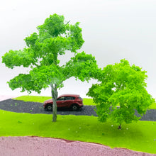 Load image into Gallery viewer, 3pcs 10/14cm Light Green Wire Trunk Model Trees for Dioramas, Train Layouts, Fairy Garden, Micro Landscape Crafting, Scene Building Supplies