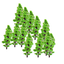 Load image into Gallery viewer, 100 pcs Miniature Fir Trees 1:160-220 Models N Z Scale Railway Accessories Forest Fairy Garden Landscape Terrarium Diorama Craft Supplies
