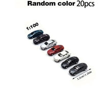Load image into Gallery viewer, Miniature Model Cars Set, Assorted Colors, Scales 1:75-300 for Dioramas, Railway Scenes