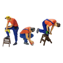 Load image into Gallery viewer, Miniature Repair Worker People Figure 1:87 Model Sand Table Scenery Building Landscape Accessories Toys Diorama Supplies