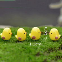 Load image into Gallery viewer, 10pcs Mini Resin Hen and Chick Figurines Cute Farm Animal Miniatures for Fairy Garden, Dollhouse, Terrarium & DIY Home Decorations