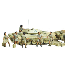 Load image into Gallery viewer, WWII British Soldiers 6 People Miniature Unpainted Resin Figure 1/72 Scale Unassembled Model