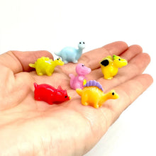 Load image into Gallery viewer, 6/12 pcs Mixed Miniature Cute Dino Dinosaur Figure Model DIY Dollhouse Landscape Fairy Garden Accessories Terrarium Diorama Craft Supplies