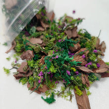 Load image into Gallery viewer, 30g Miniature Grass Moss Bark Foliage Mix for Diorama, Model Railway Scenery & Terrain Crafting