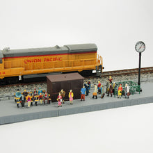 Load image into Gallery viewer, 100 pcs Miniature Standing Seated Passenger People 1:87 Figure HO Scale 50 Different Poses Models Railway Scene Accessories Diorama Supplies