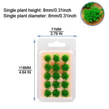 Load image into Gallery viewer, 15 pcs Miniature Flower Cluster Grass Models DIY Sand Table Dollhouse Accessories Fairy Garden Landscape Terrarium Diorama Craft Supplies