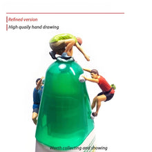 Load image into Gallery viewer, 3 pcs Miniature Rock Climber Sport Climbing People Figure 1/87 1/64 Scale Models Building Landscape Scene Accessories Diorama Supplies