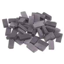 Load image into Gallery viewer, 50pcs Miniature Clay Bricks 1:16 Dollhouse Building Blocks Model Landscaping Diorama Scenery Supplies