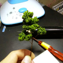 Load image into Gallery viewer, 30g Miniature Wooden Tree Leaves Grass Powder Model Railway Accessories DIY Scenery Landscape Dollhouse Terrarium Diorama Craft Supplies