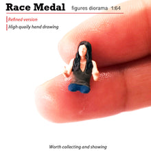 Load image into Gallery viewer, Miniature Racing Car Movie Character Driver People Figure 1:64 Model Sand Table Building Street Landscape Accessories Diorama Supplies