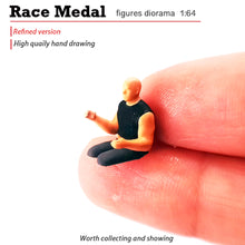 Load image into Gallery viewer, Miniature Racing Car Movie Character Driver People Figure 1:64 Model Sand Table Building Street Landscape Accessories Diorama Supplies
