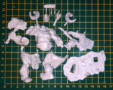 Load image into Gallery viewer, Orc Monster Warrior Unpainted Resin Figure 1/24 Scale Unassembled Model