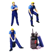 Load image into Gallery viewer, Miniature Resin Garage Worker Figures 1:64 Scale, Diorama Model People