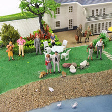 Load image into Gallery viewer, Miniature People Figures O Scale 1:43 Standing Passengers for Train Layouts, Dioramas & Model Scenes (20pcs)