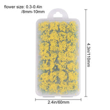 Load image into Gallery viewer, 28pcs/box Miniature Wild Flower Cluster Grass Tufts Models Sand Table Dollhouse Fairy Garden Landscape Terrarium Diorama Craft Supplies